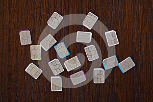 Many sim cards to choose