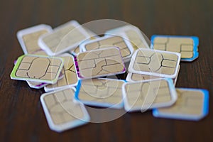 Many sim cards to choose