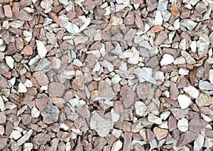 Many Small Granitic Stones Background