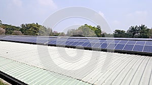 many solar cell on roof make the power for your life
