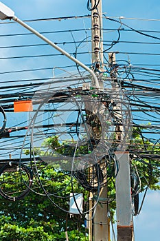 Many telecommunications cables