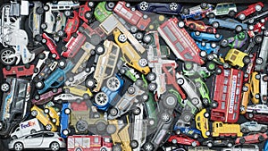 - Many toy cars. Photos of toy cars in the suitcase