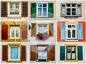 many traditional shutters