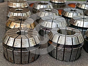 Many type and size spring steel collet chuck for CNC machinine