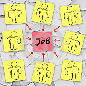 Many Unemployed Candidates Compete for One Job