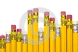 Many yellow Pencils
