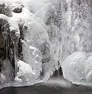 Manyavsky waterfalls