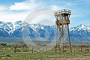 Manzanar watch tower