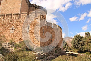 Manzanares el Real medieval castle in north of Madrid