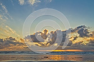 Manzanita Beach, OR Sunset photo