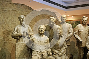 Mao and democratic parties leaders