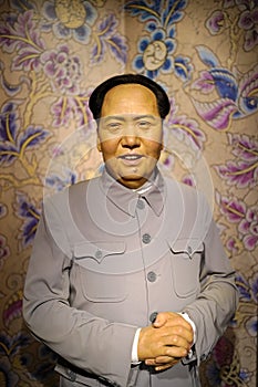 Mao Zedong at Madame Tussauds, Singapore wax, figure