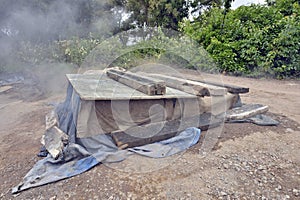 Maori cooking