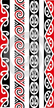 Maori Seamless Pattern Designs photo