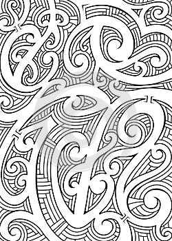 Maori style ornament