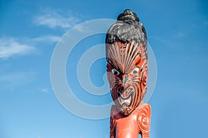 maori traditional wooden carving, marae, new zealand culture