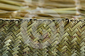 Maori weaving artwork