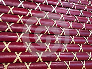 Maori weaving artwork