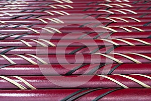 Maori weaving artwork