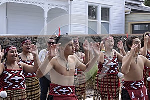 Maori Youths Perform Haka ICC CWC 2015