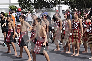 Maori Youths Perform Haka ICC CWC 2015