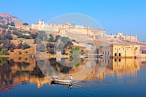 Maota Lake and Amber Fort