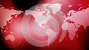 Map abstract background for breaking news, international media network, with world map layout and global coverage, showcasing