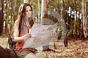 Map Adventure Destination Navigation Route Trip Concept