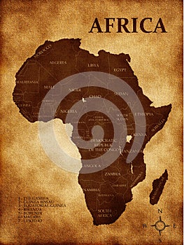 Map of Africa