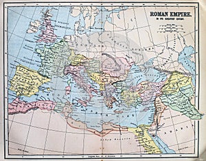 Map of the ancient Roman Empire