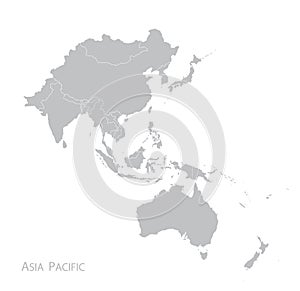 Map of Asia Pacific