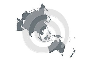 Map of Asia Pacific photo