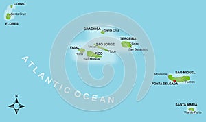 Map Azores