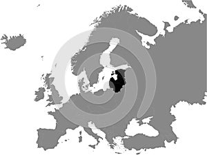 Map of Baltic States