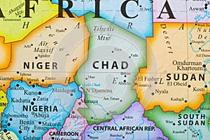 Map of Chad