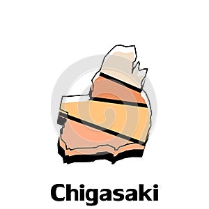 Map of Chigasaki City - Japan map and infographic of provinces, political maps of Japan, region of Japan for your companyMap of photo