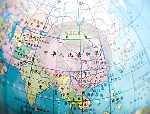 Map of China and around China