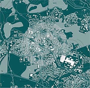 map of the city of Amadora, Portugal