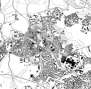 map of the city of Amadora, Portugal