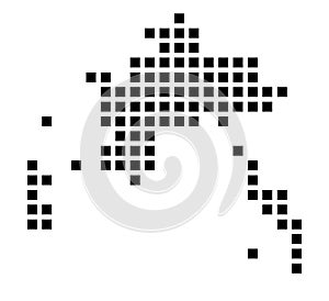 Map of the City Burleson (Texas)