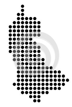 Map of the City Linz (Austria)