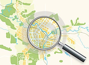 Map of the City and A Loupe photo