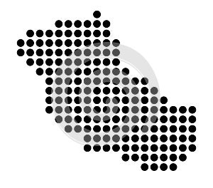 Map of the City M. Bytom (Poland)