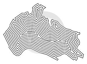 Map of the city Radebeul (Sachsen, Germany)