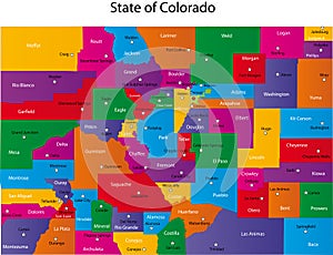 Map of Colorado