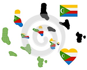 Map of Comoros