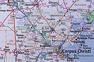 Map of Corpus Christi