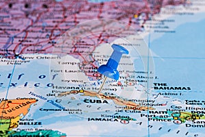 Map of Cuba photo
