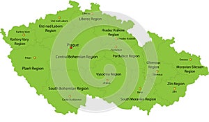 Map of Czech Republic