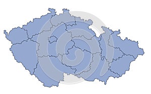 Map Czech Republic photo